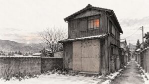 六か月と十一日 ── 板で塞がれた勝手口と、二階の窓の明かり